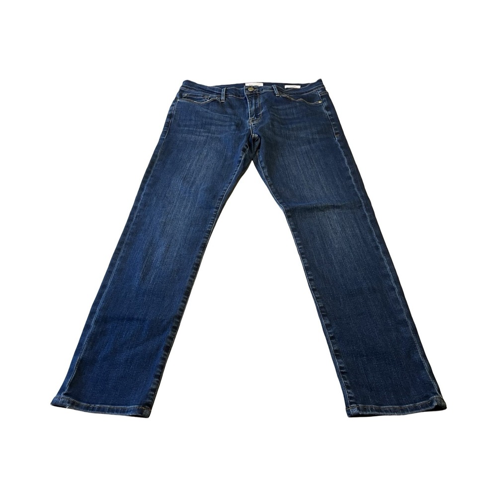 FRAME Le Garcon Slim Boyfriend Jeans Dublin Dark Wash LGJ865 Size 33 Womens